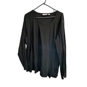 NWOT belle by Kim Gravel black top XL